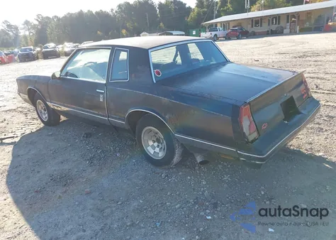 1986 Chevrolet Monte Carlo z USA, uszkodzony, nr VIN 1G1GZ37H1GR168519